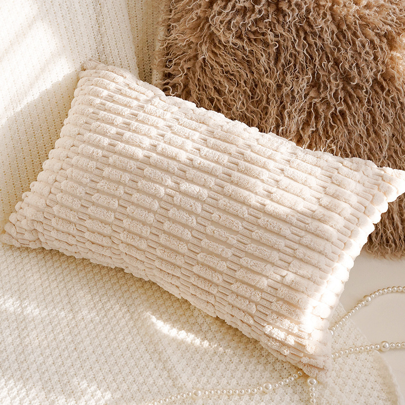 Cream-wind lujoso almohada de soporte de alta calidad, cojín de sofá de sala de estar, cojín de cabecera del dormitorio, funda de almohada con núcleo image 14