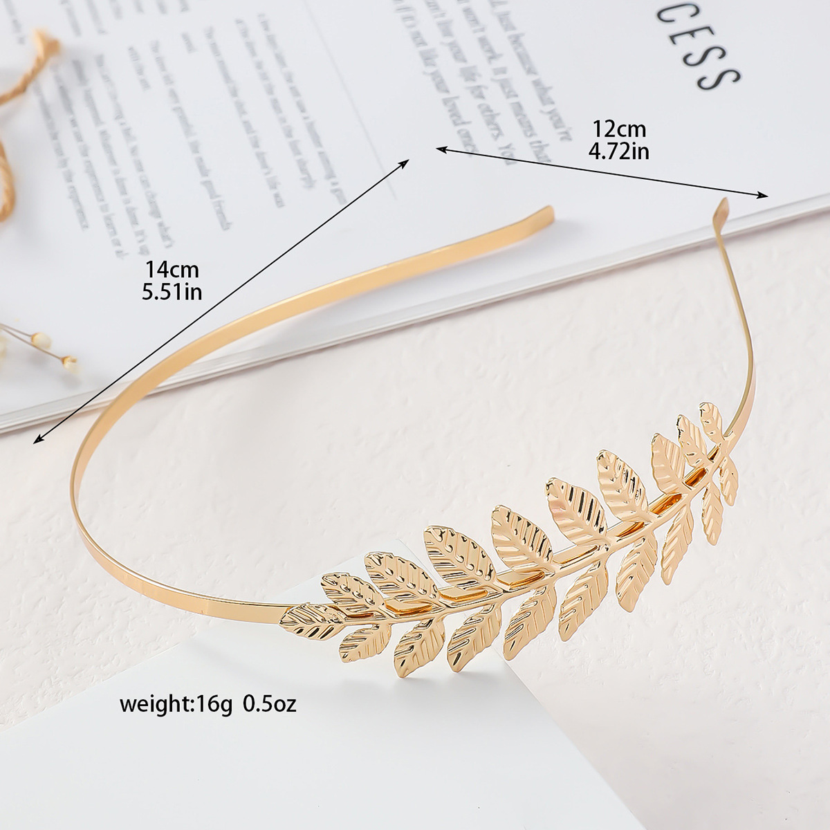 Coreano temperament aleación hoja de cabello estilo estilo de moda estilo de diseño europeo y americano cabello estilo de moda joyería transfronteriza mayorista