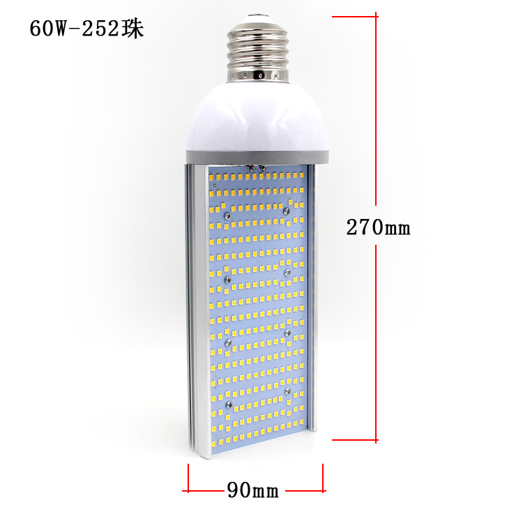 Aluminum material street lamp Single luminescence LED Corn Light outdoors engineering Independent light source