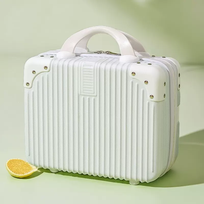 定制小型化妆箱迷你小行李箱14寸手提箱收纳包便携旅行箱包密码箱