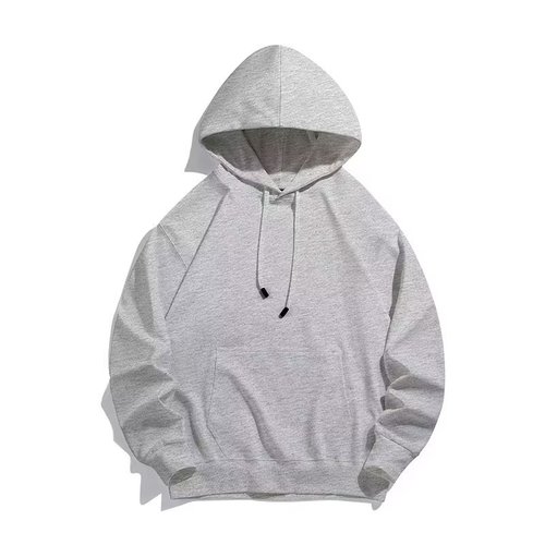 Heavyweight 320g Pure Cotton Hooded Sweatshirt for Men and Women Loose Fit Drop Shoulder Pullover Casual Hat Top Trendy