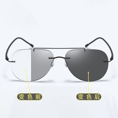 感光変色老眼鏡男自動ズーム漸進多焦点遠近両用老眼鏡切れ目老眼鏡
