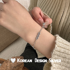 S999純銀銅銭ブレスレット大衆デザイン高級感女子シンプル新冷淡風夏アクセサリーブーム