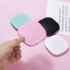 Folding handheld square mirror with light