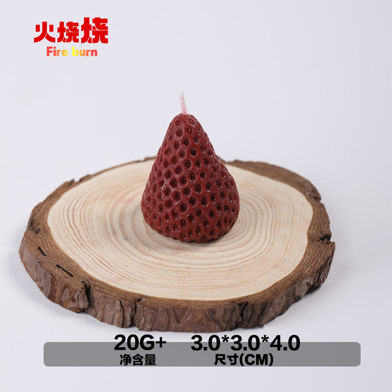 Velas de bananas, props de disparo de fresa, velas de baja temperatura, DIY, adornos, adornos creativos, perfume al por mayor.