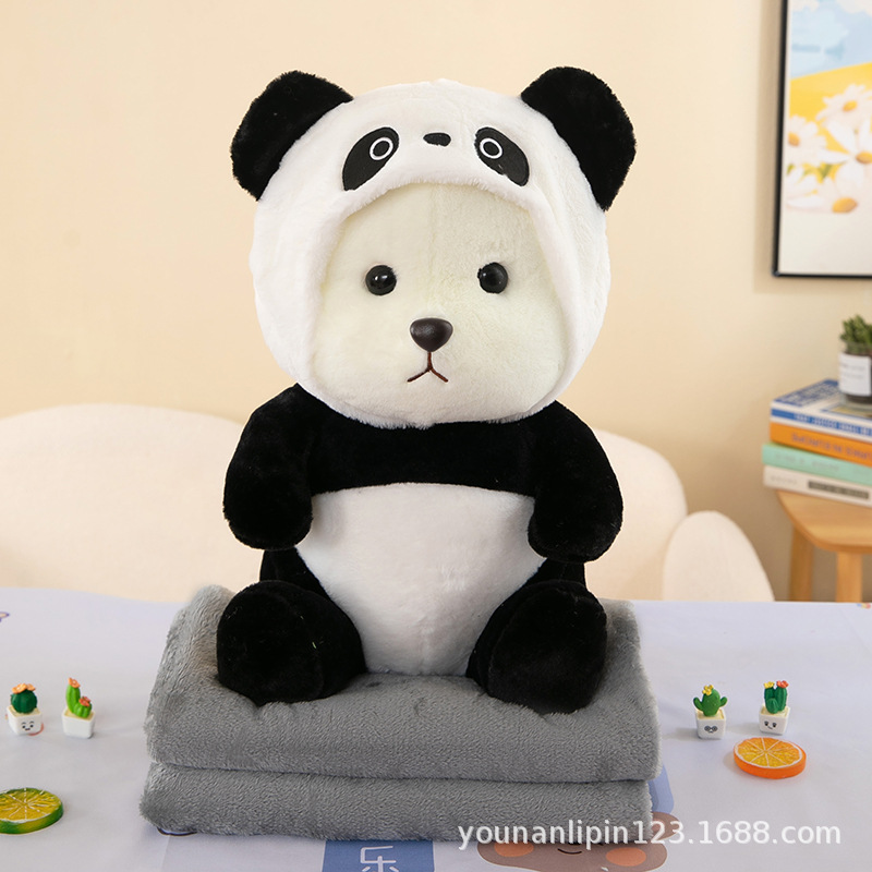 Oficina de dibujos animados almohada edredón de doble propósito almohada cojín del coche multi-funcional manta siesta Comercio exterior al por mayor