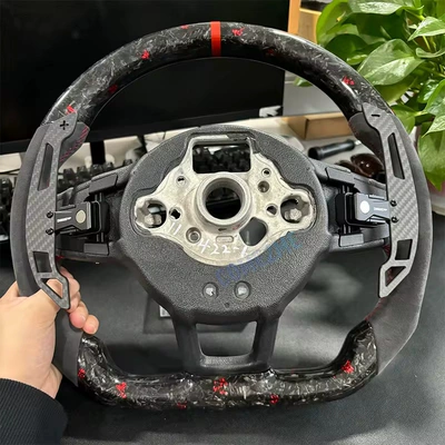 Steering wheel with magnetic paddle shifters for