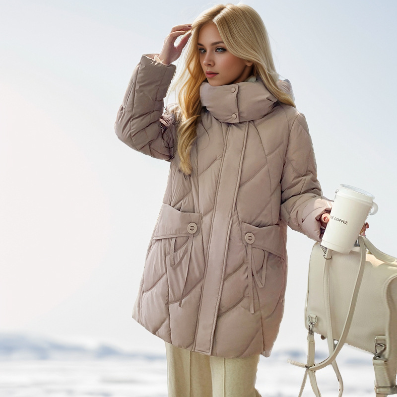 2025 nuevo estilo coreano de moda suelta y gruesa chaqueta de algodón con capuzas chaqueta de algodón de moda image 9