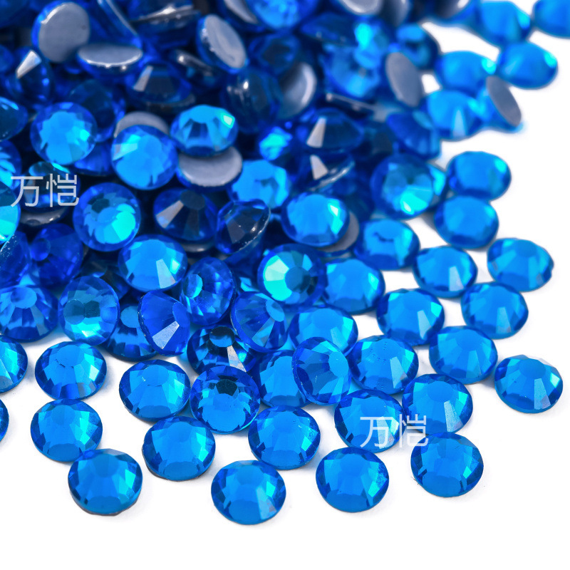 爆発的な輝きの平底イミテーションオパールラインストーン、衣類用アクセサリー、電気メッキガラスラインストーン、大型装飾品、DIYジュエリーアクセサリー材料