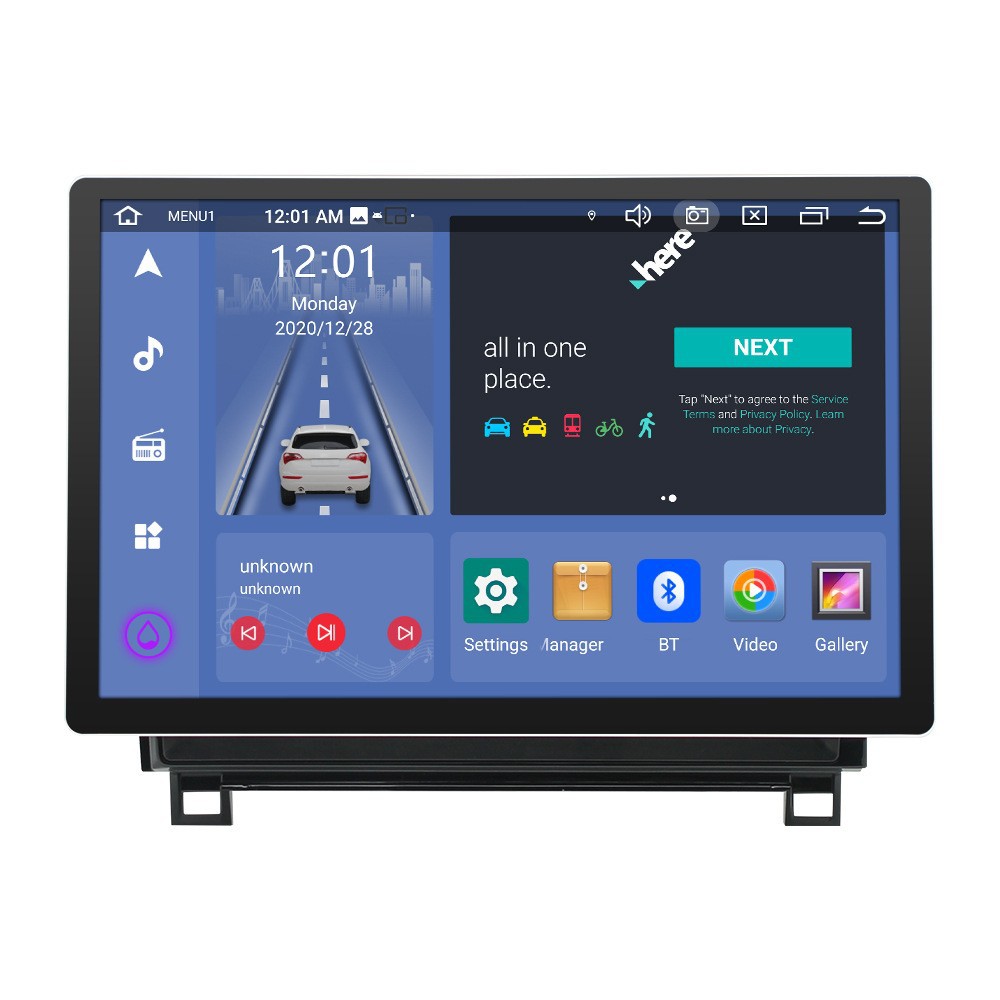 Adecuado para 13,3 pulgadas Toyota Tantu Sequoia 2 + 32 4 + 64 CarPlay coche Android navegación todo-en una máquina