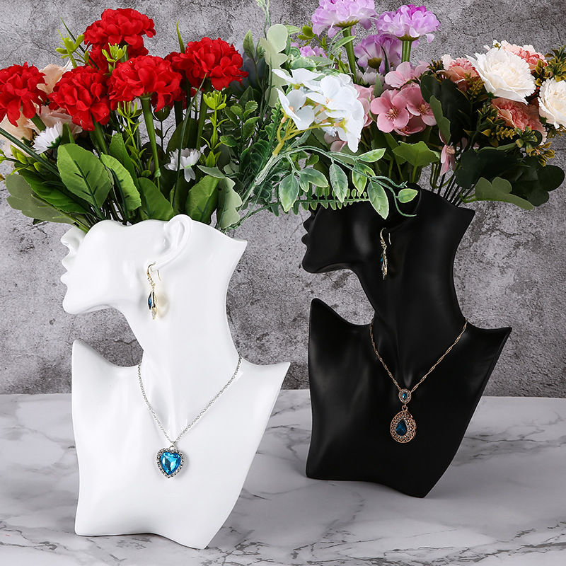 720g Weight Jewelry Rack Classification Simple Style Artistic Solid Color Resin Wholesale Jewelry Rack
