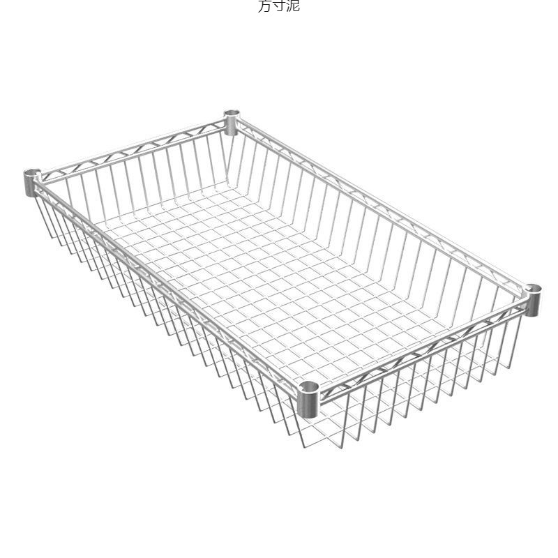 Kitchen pull basket DIY pull basket drawer type pull basket bowl dish pull basket rack cabinet pull basket wardrobe drawer net basket factory
