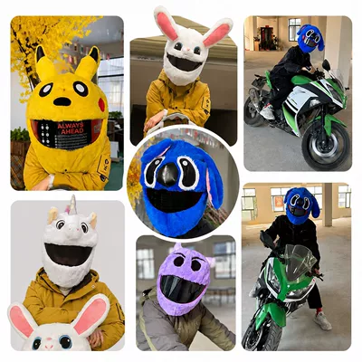 Motosiklet dəbilqələri, Rabbit Fur Motorcycle Helmet Cover