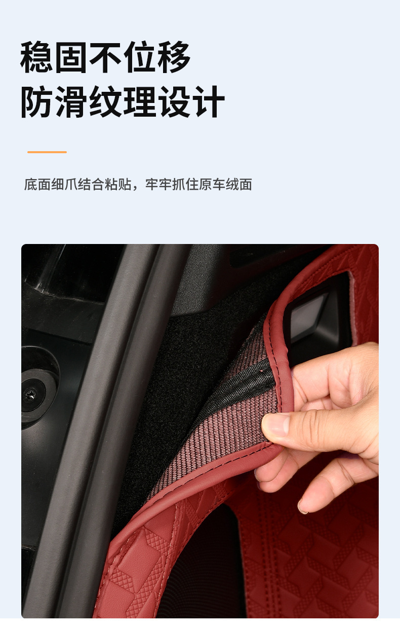 Suitable for 26 Models of Aito M7, Eco-Friendly Waterproof Full-Coverage Trunk Mat, Leather Trunk Mat, Backrest Mat, Interior Modification