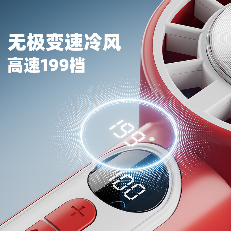 金正2025新型ハンドヘルド小型扇風機、冷湿布機能付きミニ扇風機、半導体式ポータブルハンドヘルドファン|undefined