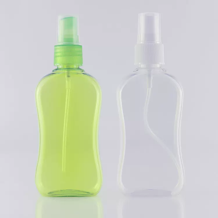 厂家批发120mlPET喷雾瓶喷瓶PET塑料瓶蚊不叮液瓶子扁形乳液瓶