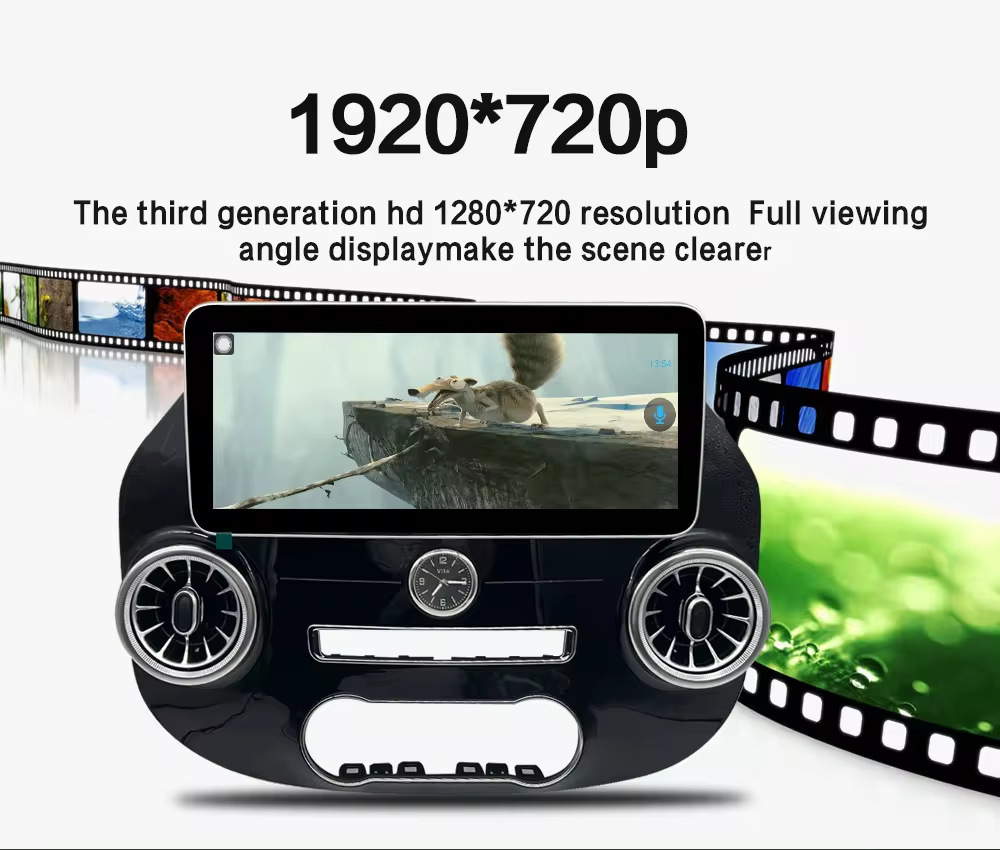 Suitable for 10-23 Mercedes-Benz Vito Dvd Mahogany Color Control Android Large Screen 360 Panoramic All-In-One Machine Carplay