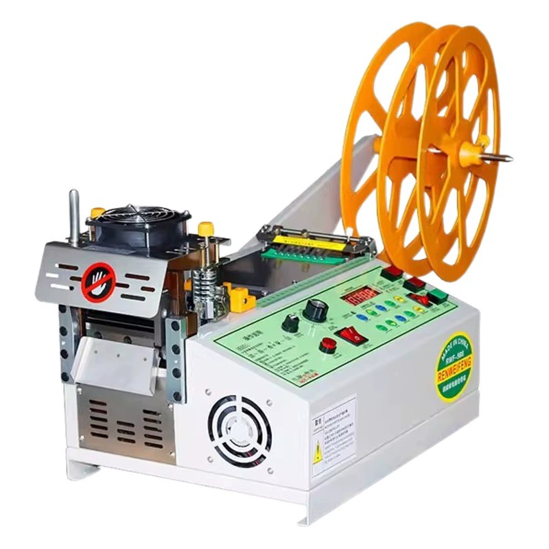 Горячая резка машина для резки резинкой ленты с застежкой на молнии автоматическая машина для резки липучки с закругленными формами машина для резки ленты