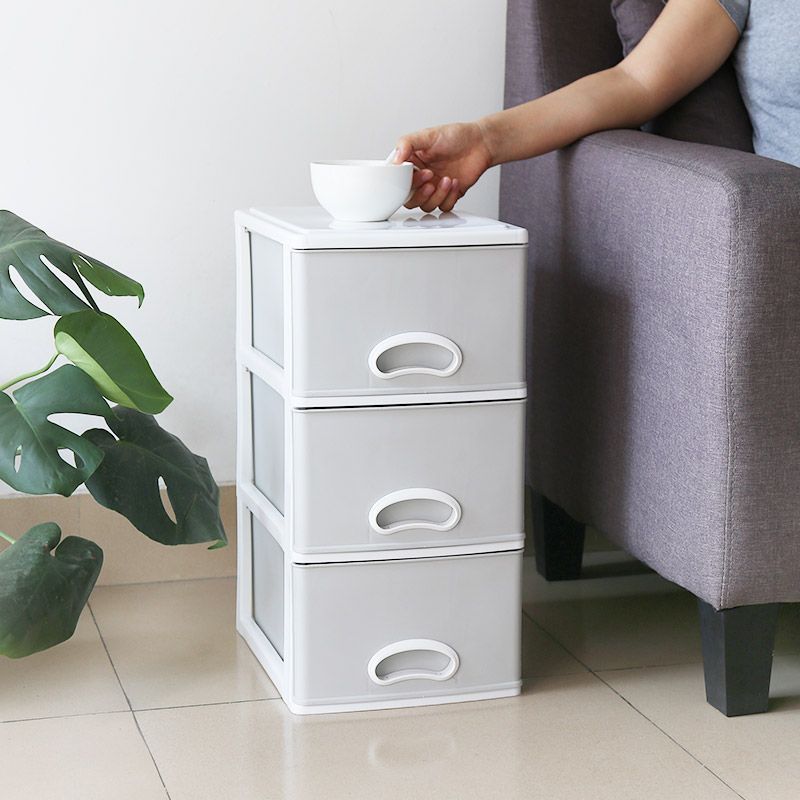 Caja de almacenamiento de cajón multicapa en el escritorio Caja de almacenamiento de plástico Caja de acabado Caja de almacenamiento de cosméticos Caja de papelería