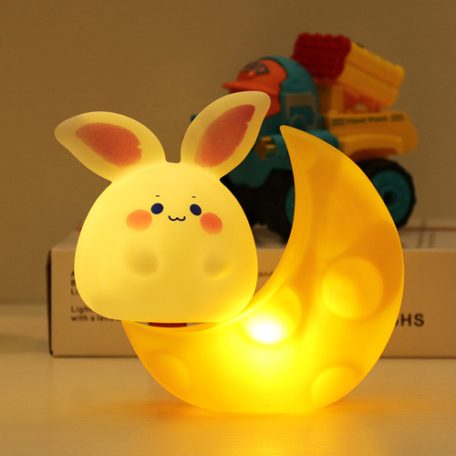 Children's night light night market stall, cute melamine glowing toy, children's gift, souvenir, melamine night light