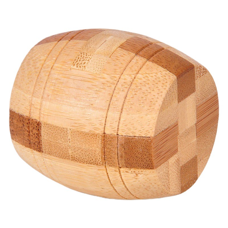 Bambú Luban bloqueo descompresión adultos niños estudiantes de escuela primaria desbloquear puesto regalo Escuela Primaria estudiante juguete Kong Ming bloqueo al por mayor