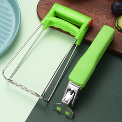 Wholesale stainless steel household green plate pickup and bowl clip pp pickup clip creative kitchen plate lifter dish clip