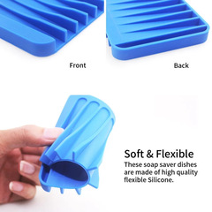 Creative Drain Soap Tray Bathroom Shower No Drill Soap Holder Camouflage Soap Box Silicone Soap Holder