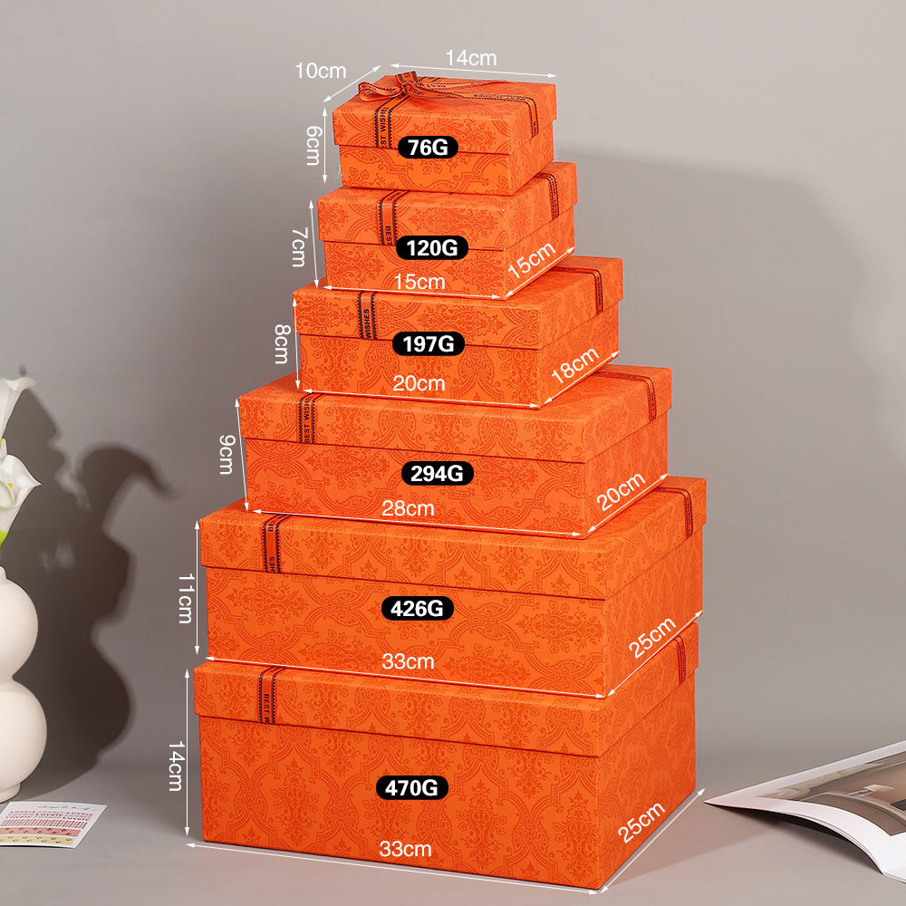 Inventario Tiandian cubierta caja de regalo de textura arco caja de regalo de cumpleaños caja de almacenamiento caja de embalaje caja de regalo al por mayor