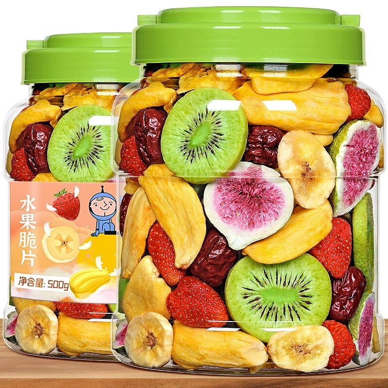 Comprehensive Fruit and Vegetable Crisp Mix Fruit Dried Vegetable Dry Mix Okra Mushroom Crisp Mango Banana Slice Freeze Dried Snack