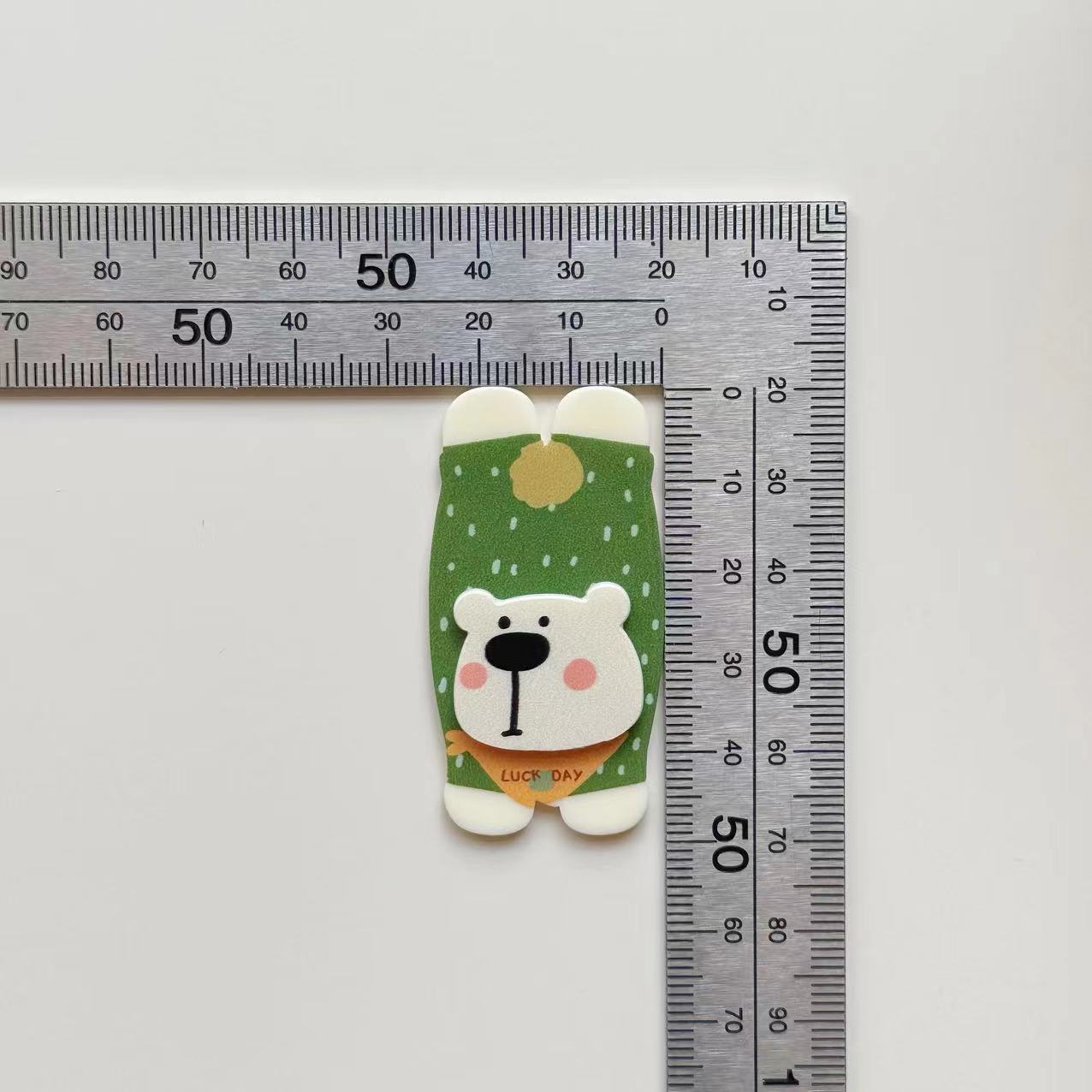 아빠 스타일 [녹색 옷 턱받이 곰]