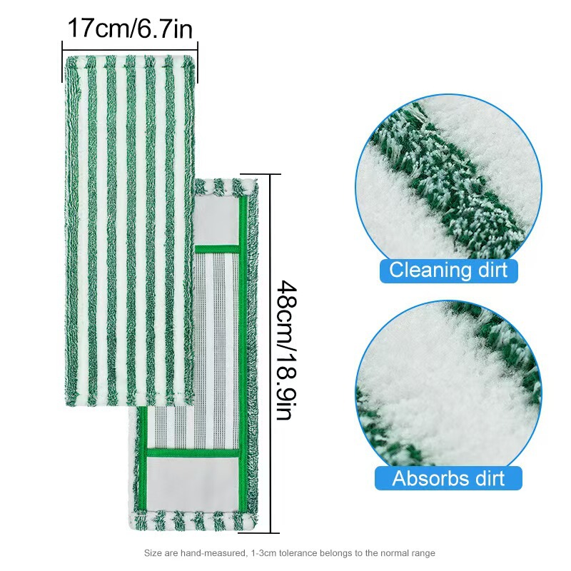 Compatible with Libman Microfiber Cleaning Pad 18inch Flat Mop Cloth Floor Cleaning Mop Cloth Accessories