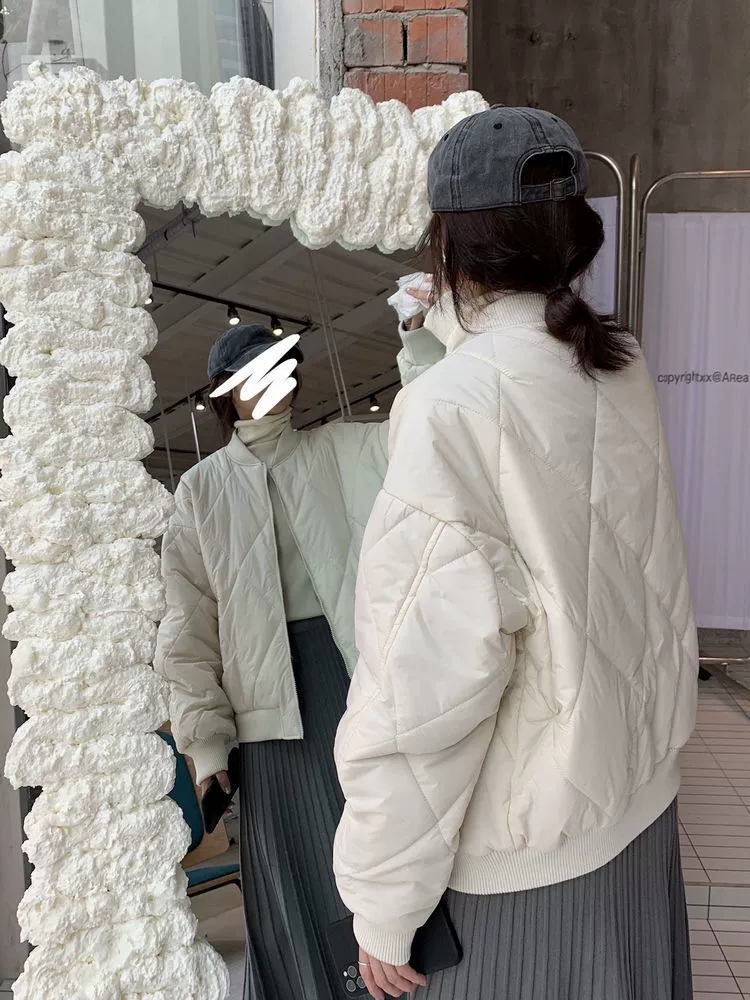 Tide, winter short retro down jacket