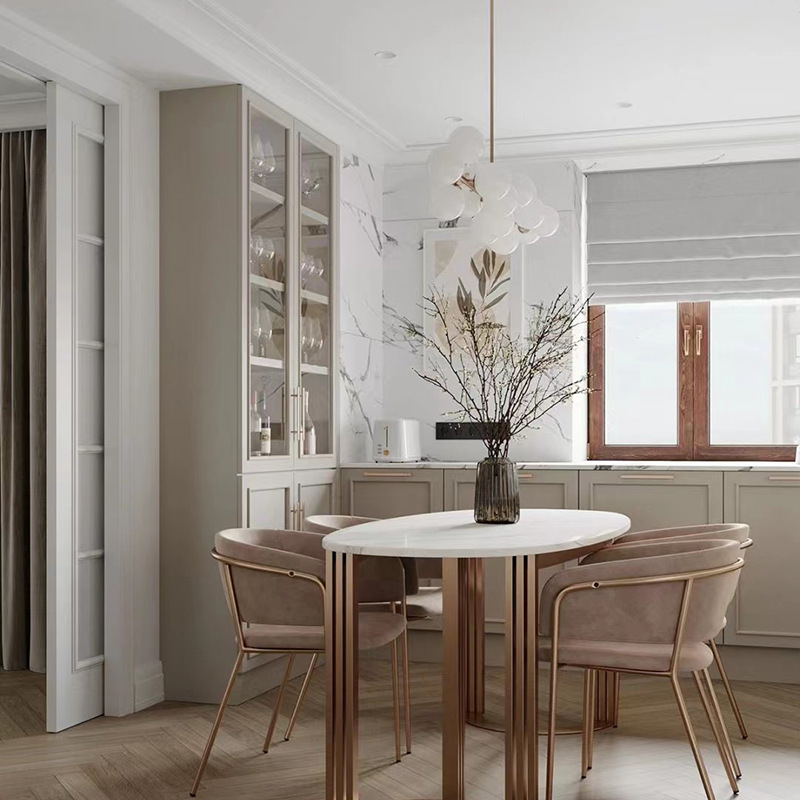 Beijing Whole-House Custom Cabinets, Egger Living Room Glass Door Storage Cabinet, Floor-Standing Solid Wood Collection and Display Cabinet