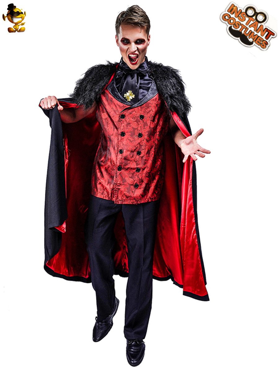 Halloween horror hombres vampiro traje europeo y americano Cosplay etapa traje de rendimiento