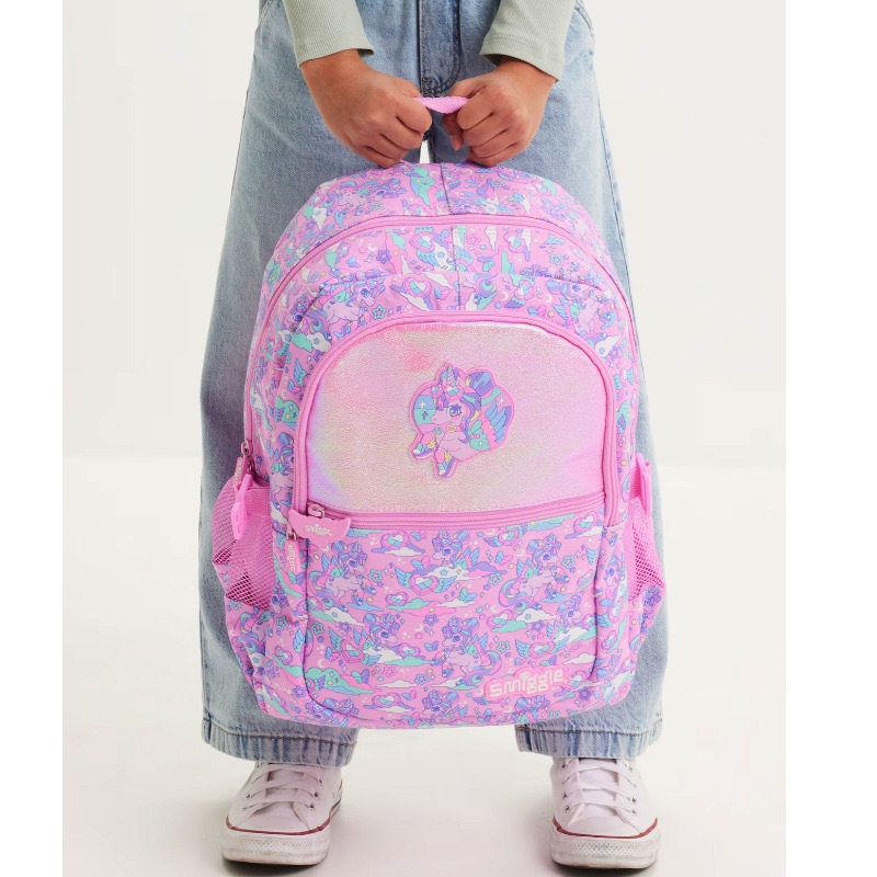 Australia Smiggle mochila pony Poly mochila de estudiantes mochila de gran capacidad para niños bolsas de ocio al aire libre nuevo