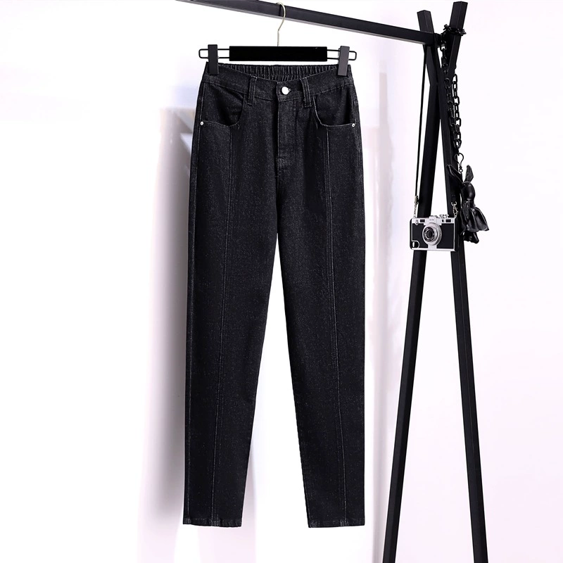 313 очень больших размеров женские джинсы 350 кг очень большие стрейч тонкий Harlan брюки леггинсы 200/300 брюки