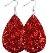 Clásico de doble cara brillo luz lágrima gota pendientes transfronterizo suministro estable Amazon AliExpress