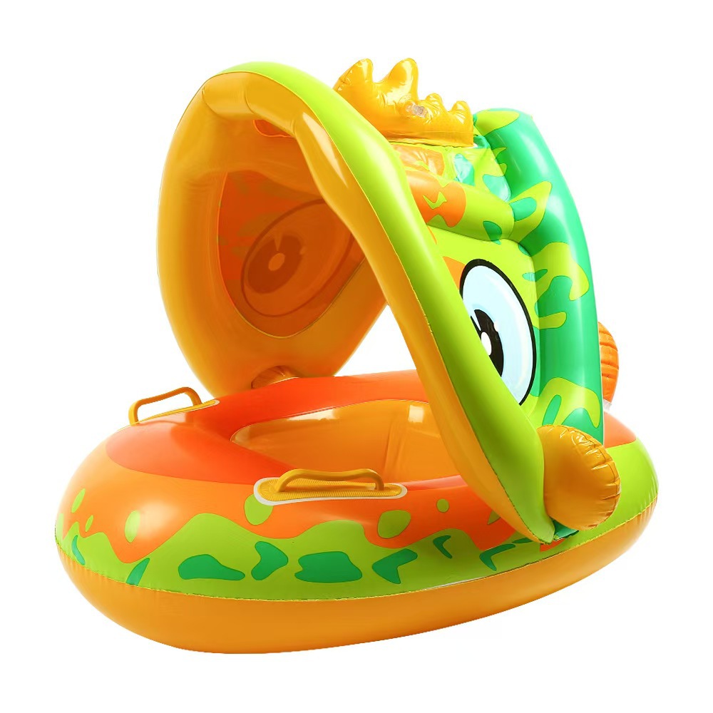 Anillo de natación para niños, anillo de asiento para bebés, asiento de automóvil debajo de las axilas, 1 - 3 años y más de 6 meses, anti-rollover
