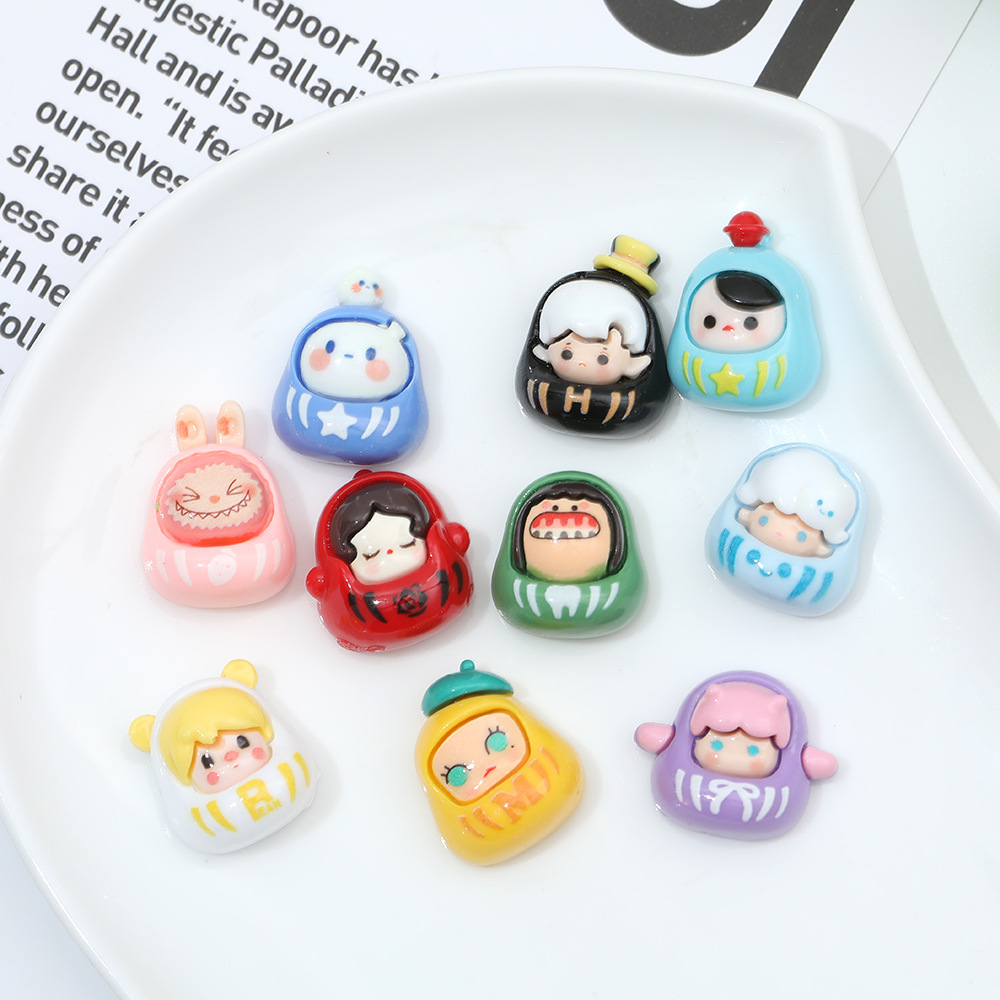 Damo de dibujos animados de grano lindo diy accesorios de resina tridimensional crema pegamento llavero colgante teléfono caso accesorios materiales, etc.