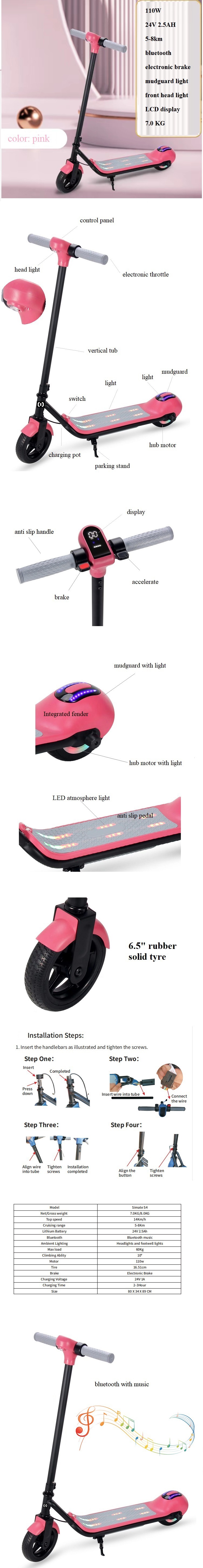 RUNFLYTECH 6.5inch  child elec