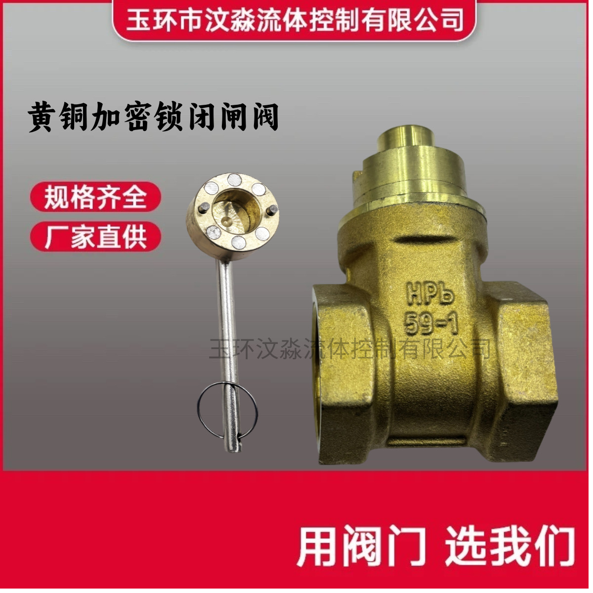 厂家直供黄铜锁闭加密闸阀 水务专用带锁防盗加密铜闸阀源头厂家