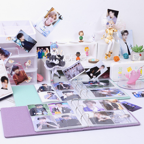 Card Album Idol Album Photo Card Storage Album Nine Palaces Ultraman Game Card Book Collection Collection Album Four Palaces