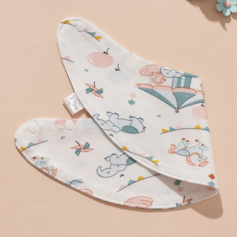 Pink swan [crescent bib]