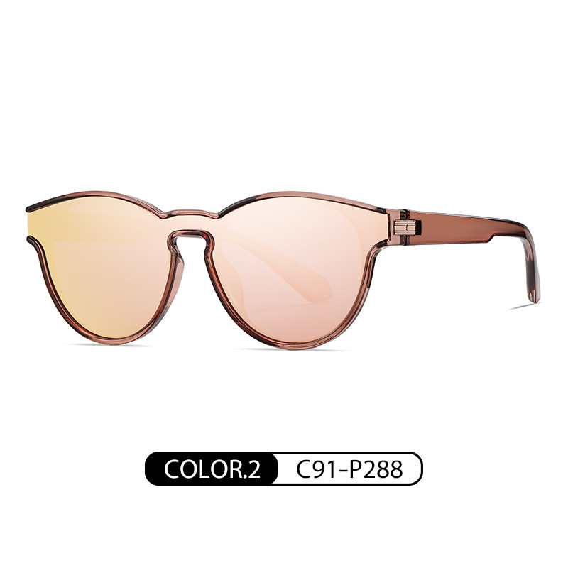 Directo de fábrica gafas de sol polarizadas TR7545 moda colorido ultra-ligero de una sola pieza gafas de sol de conducción