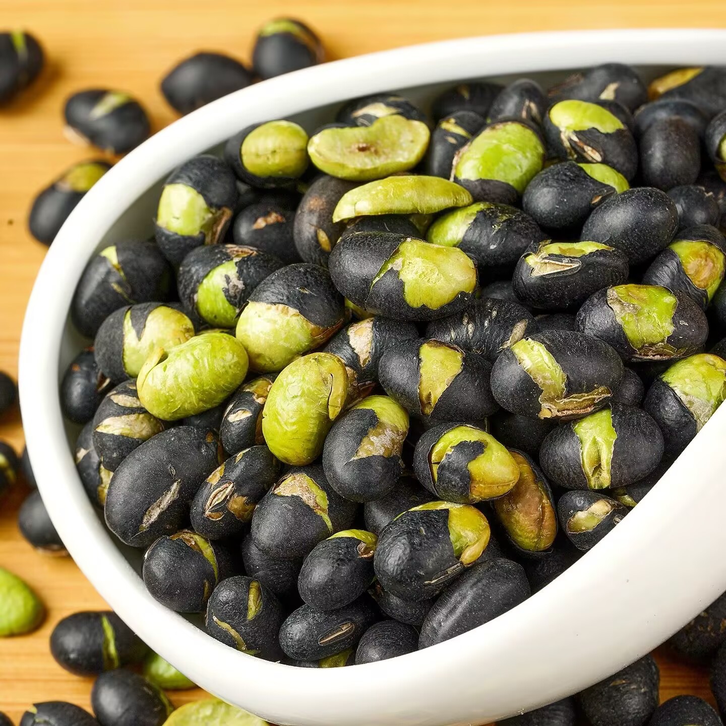 Black Beans Ready-To-Eat 500g New Stock Salt-Fried Original Flavor Crispy Beans Snack for Pregnant Women and Children Leisure Snack Food