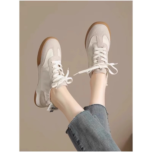 Women's Air Gan Training Shoes 2025 Spring Summer Trendy Thick Sole Versatile White Casual Sports Shoes