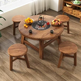 餐边柜;餐桌;博古架