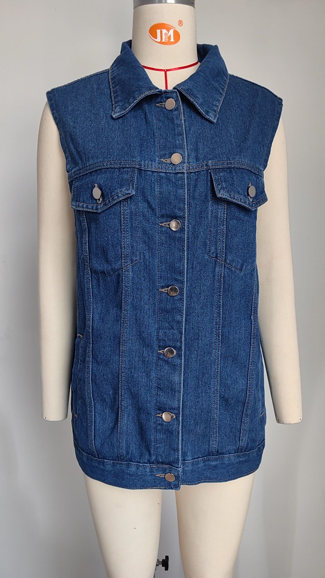 nouvelle veste en jean rétro ample décontractée tendance femme_voghion.com