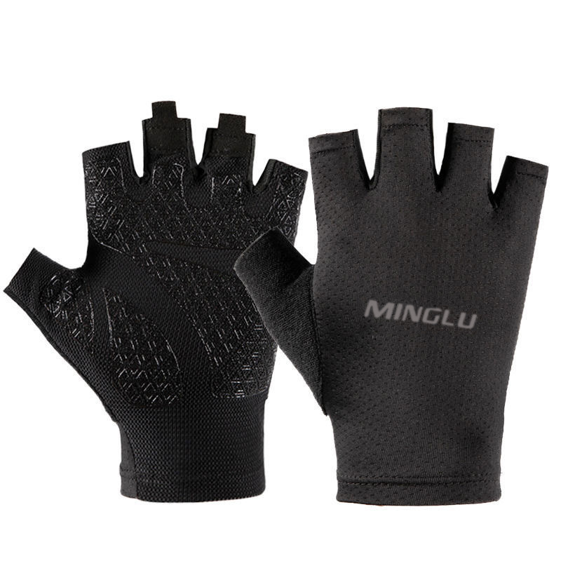 Ultra thin silk summer breathable travel non-slip gloves for men and…