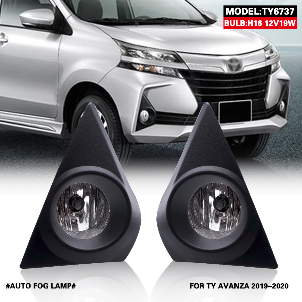 Aplicable a Toyota 19 / 20 nuevo conjunto de lámpara de niebla delantera AVANZA, luz de conducción diurna, lámpara de barra delantera, lámpara de niebla